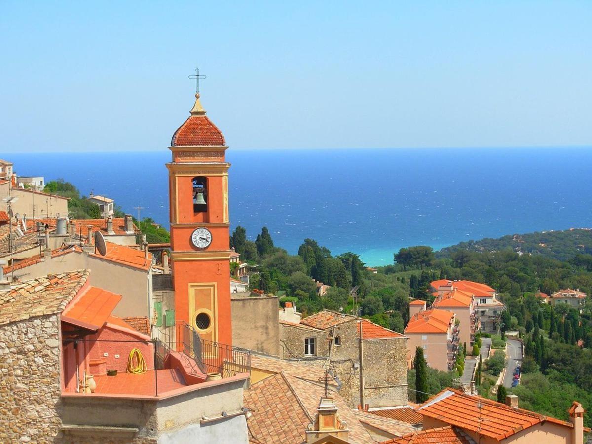 Ferienwohnung Le Cap Soleil -Standing - Piscine Collective Et Parking Prive Roquebrune-Cap-Martin Exterior foto